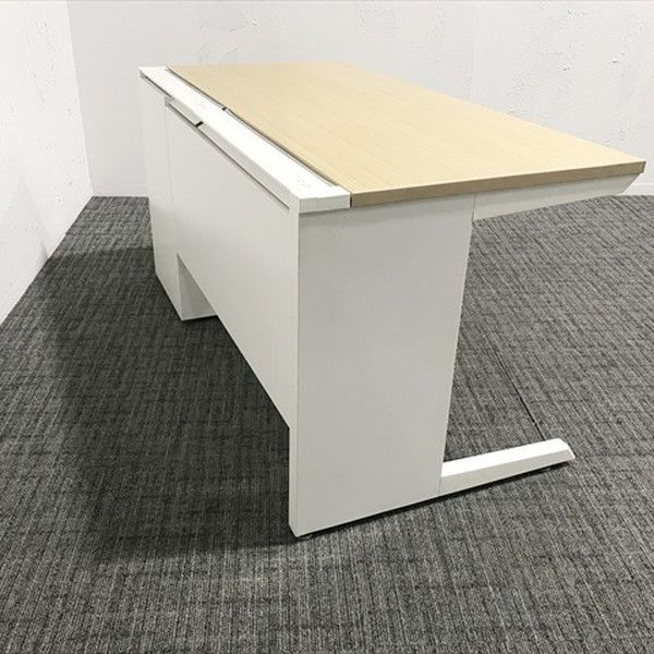 片袖デスク 3段袖 CZR オフィスデスク W1400 イトーキ ファインウォールナットL