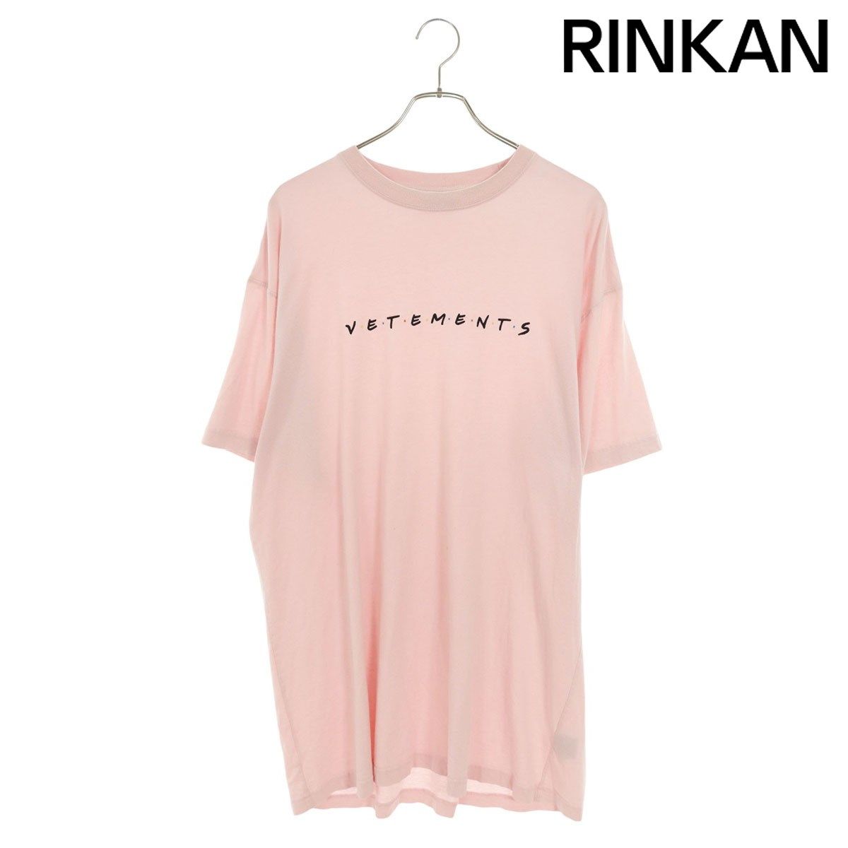 希少vetements モノグラム総柄変形シャツ