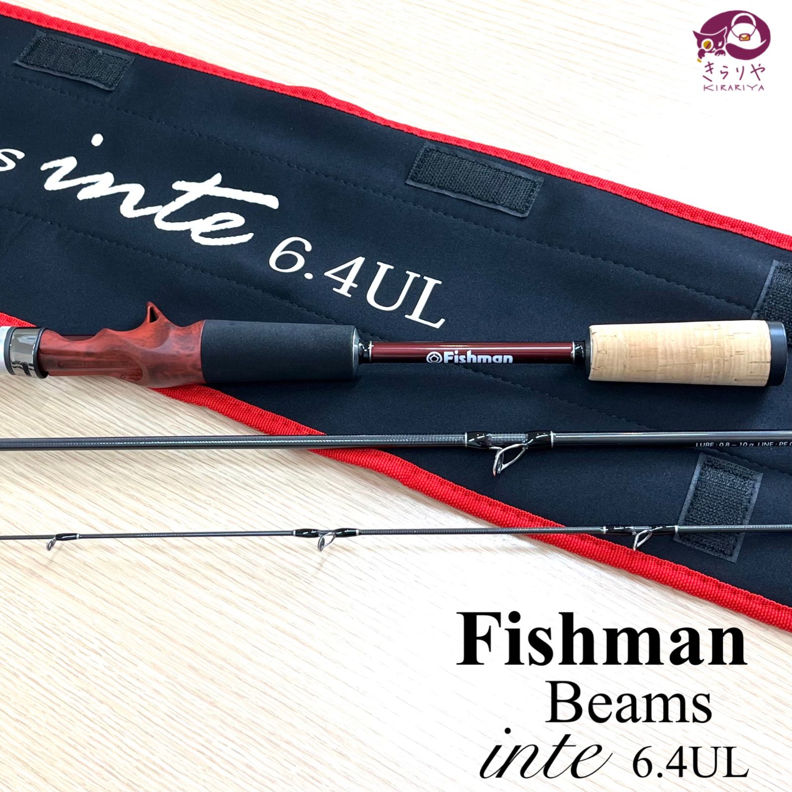 Fishman フィッシュマン Beams ビームス インテ 6.4UL 竿 全長193