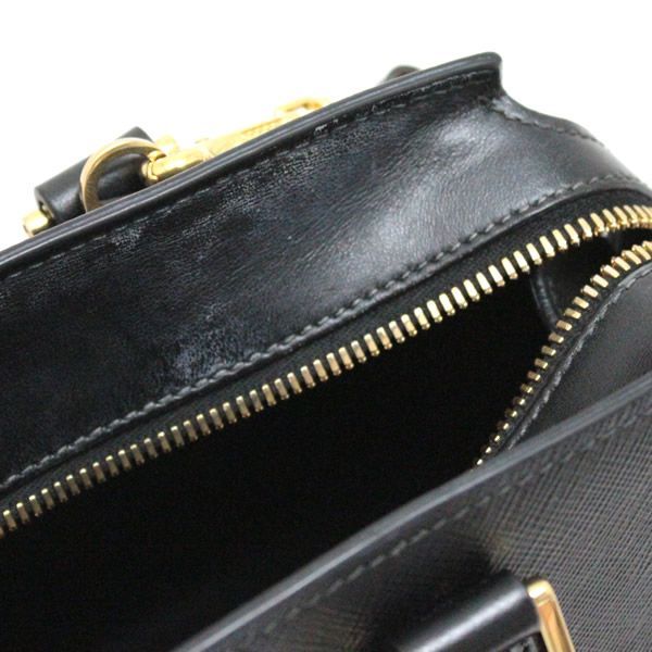 プラダ PRADA 2WAYバッグ ハンドバッグ サフィアーノ 1BA164 黒【62309