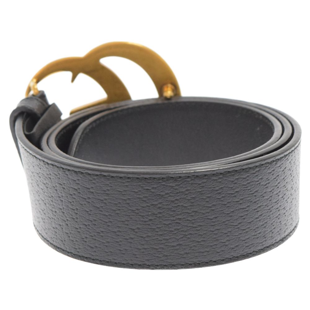 GUCCI (グッチ) GGマーモント ダブルGバックル レザーベルト