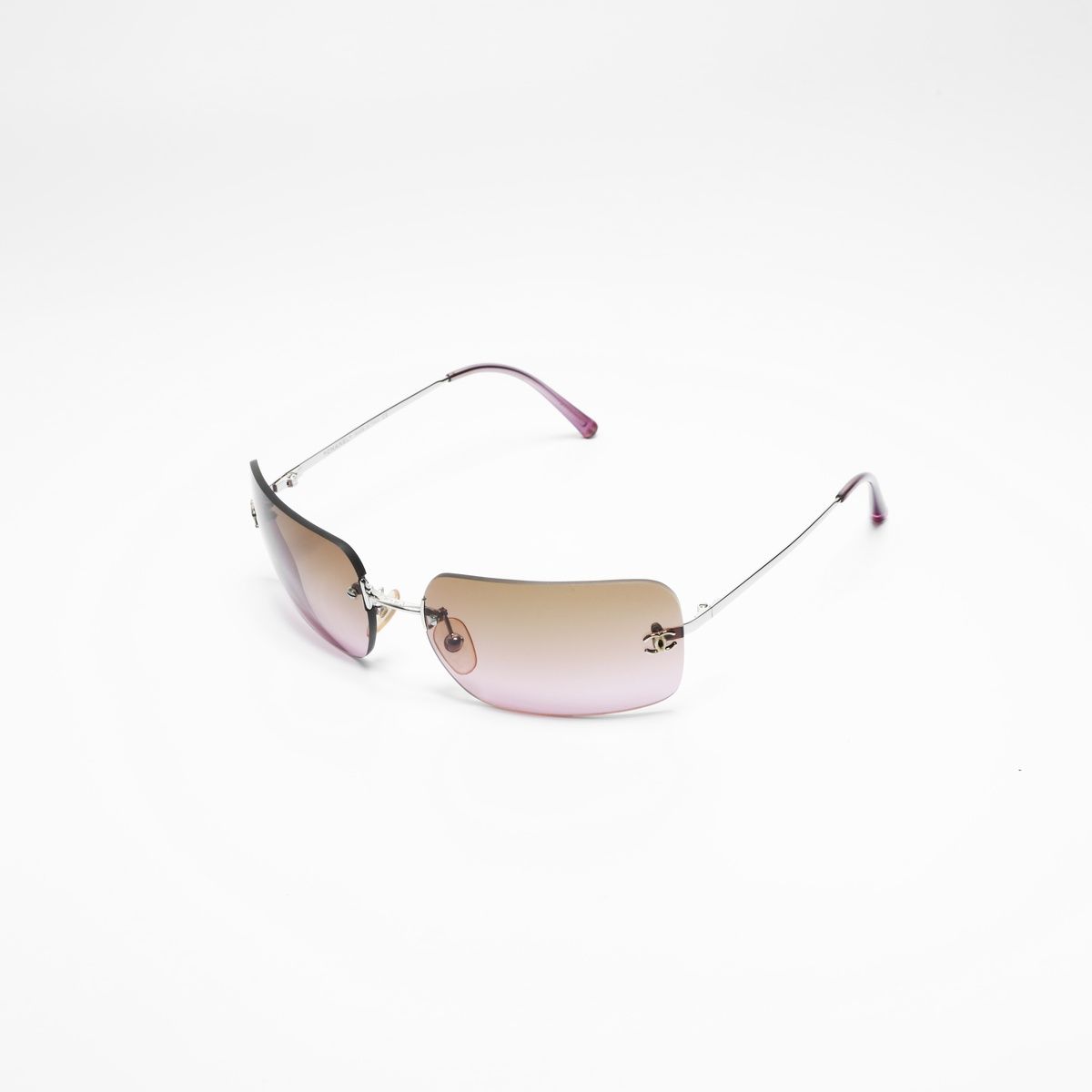 CHANEL シャネル サングラス リムレス グラデーションレンズ ミニ ココマーク