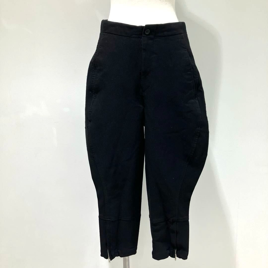 ブラックコムデギャルソン エステルパンツ 白 XS BLACK COMME des
