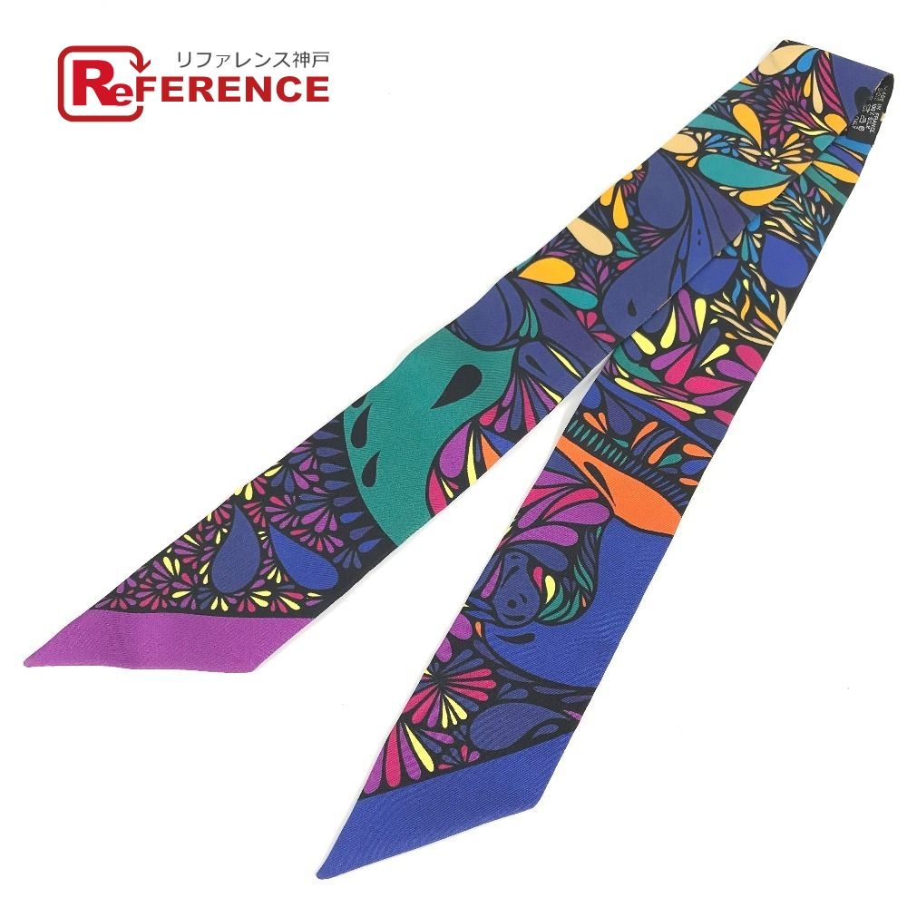 HERMES エルメス スカーフ ツイリー ツィリー シルク マルチカラー