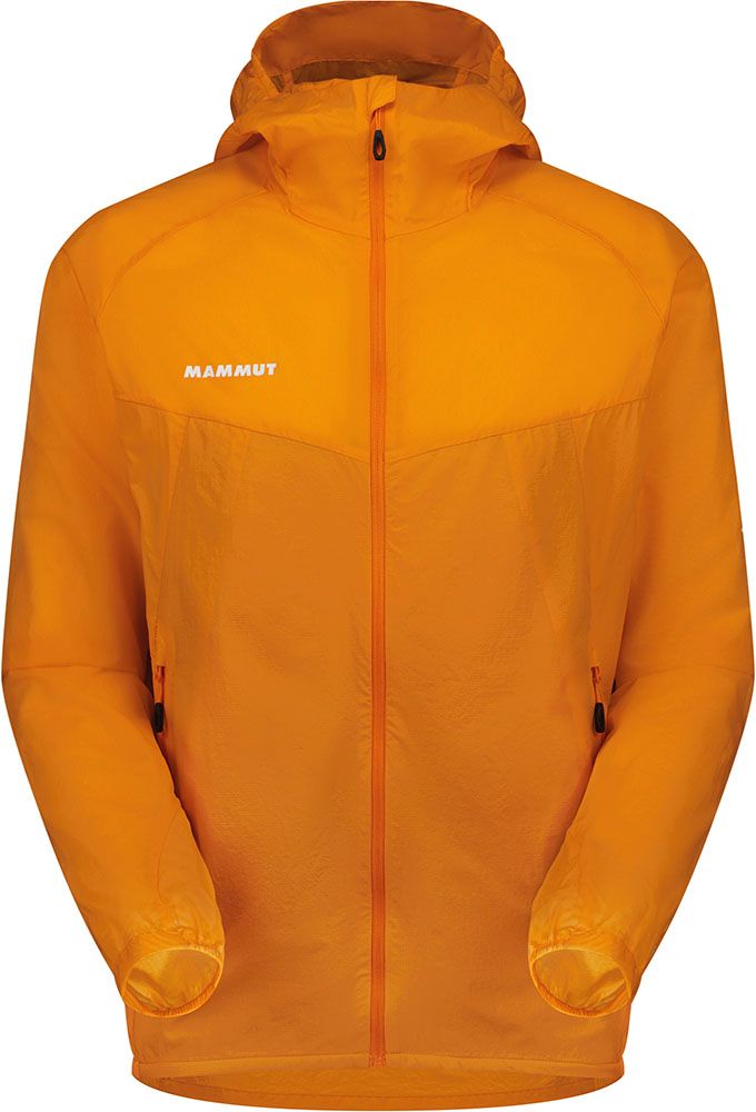 マムート MAMMUT アウトドア コンベイ ウィンドブレーカー フーデッド ジャケット アジアンフィット メンズ 男性 上着 アウター 登山 お出かけ 旅行 ハイキング 1012-00530 101200530 2258 DARKTANGERINE
