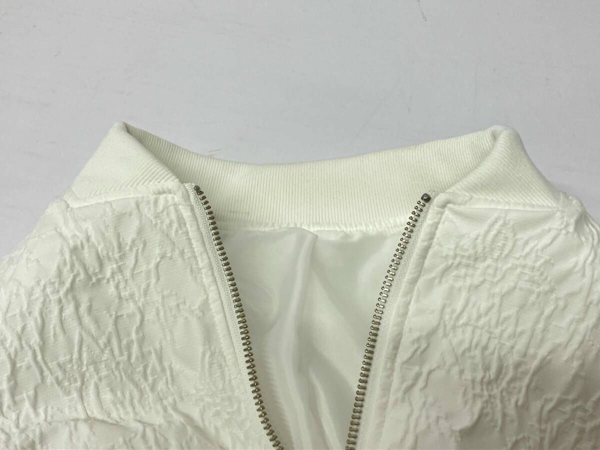 美品　シーニュ cygne ジャガードブルゾン cygne シーニュ ジャガードブルゾン ホワイト 美品 【公式通販】