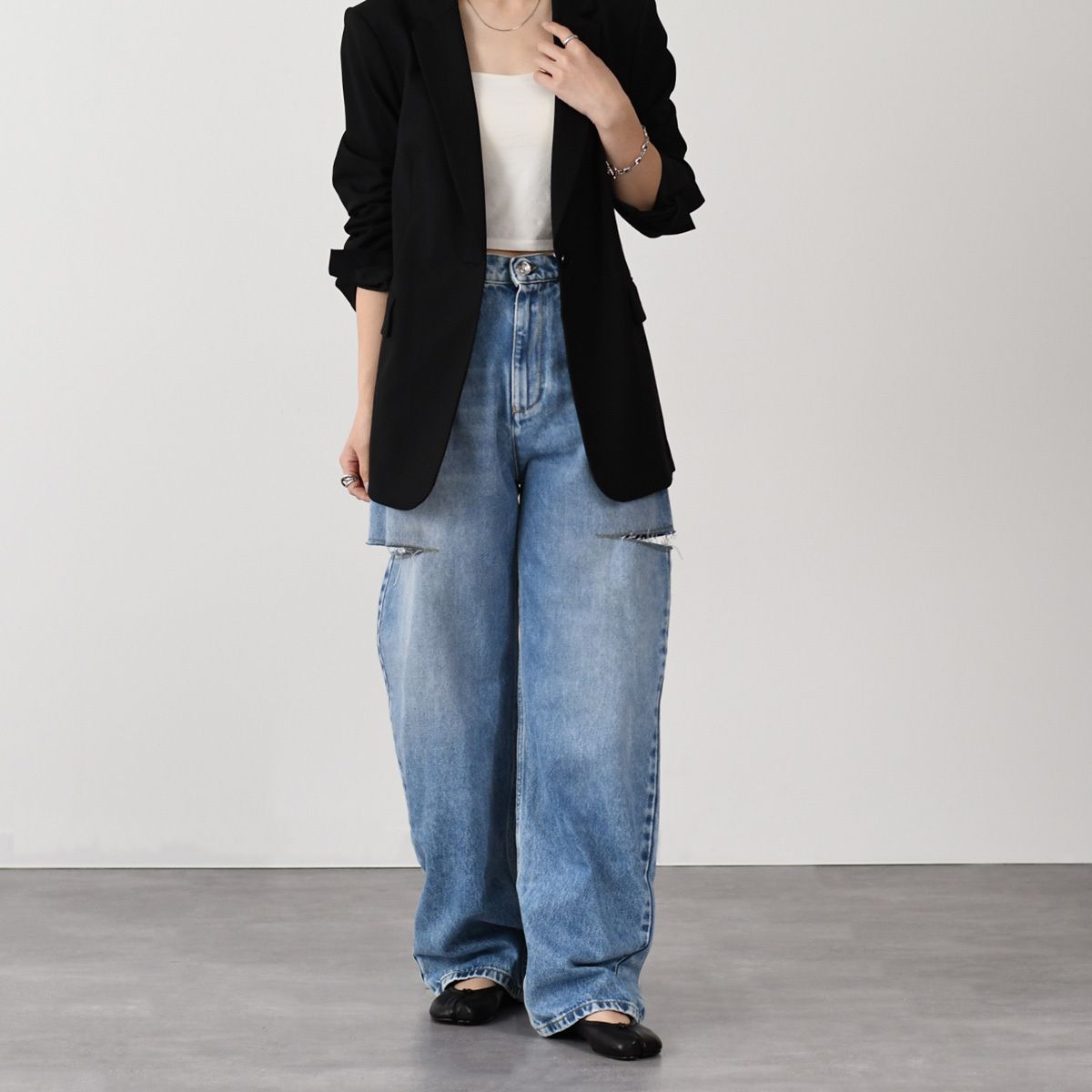 MAISON MARGIELA メゾン マルジェラ デニム カットアウトジーンズ 