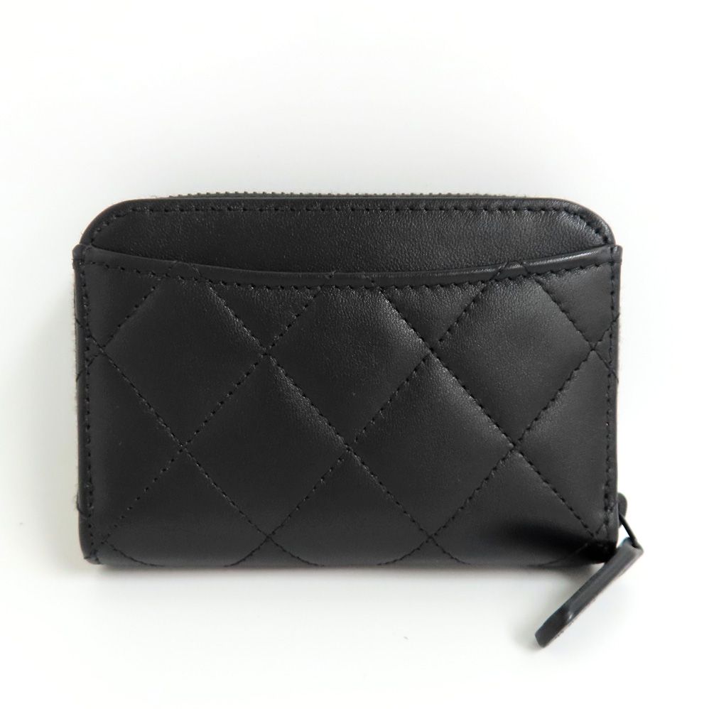 新品 CHANEL クラシック ジップコインパース 黒 名古屋】シャネル クラシック ジップ コインパース AP0216 ソー