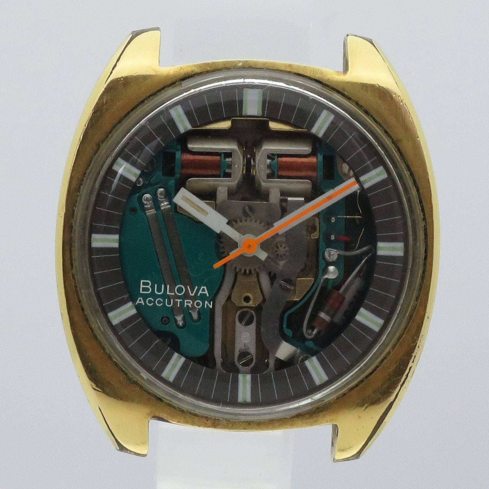 アキュトロン ブローバ スペースビュー 音叉時計 2141 ゴールド 1968年
