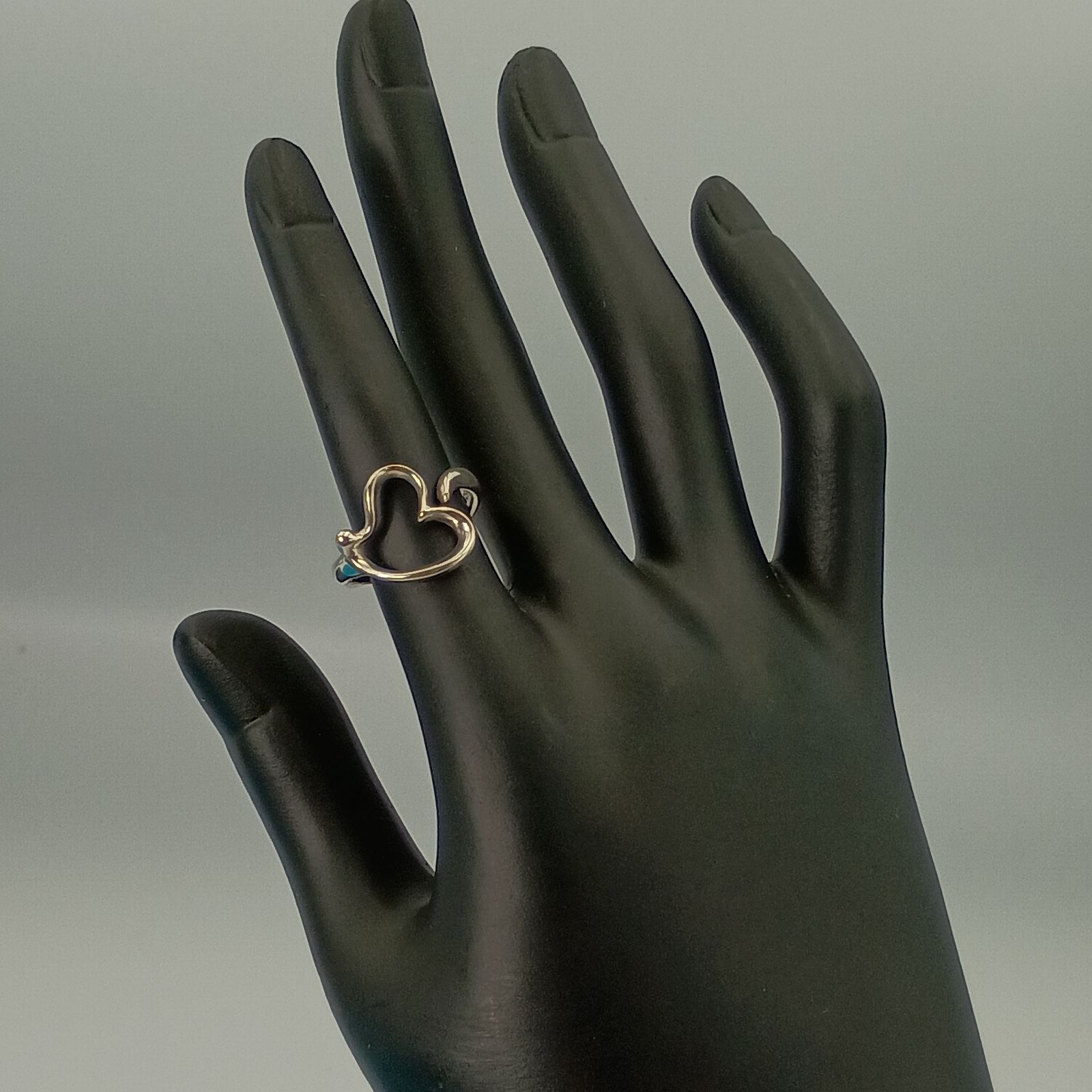 TIFFANY&Co.ティファニー12号 オープンハートリング シルバー指輪