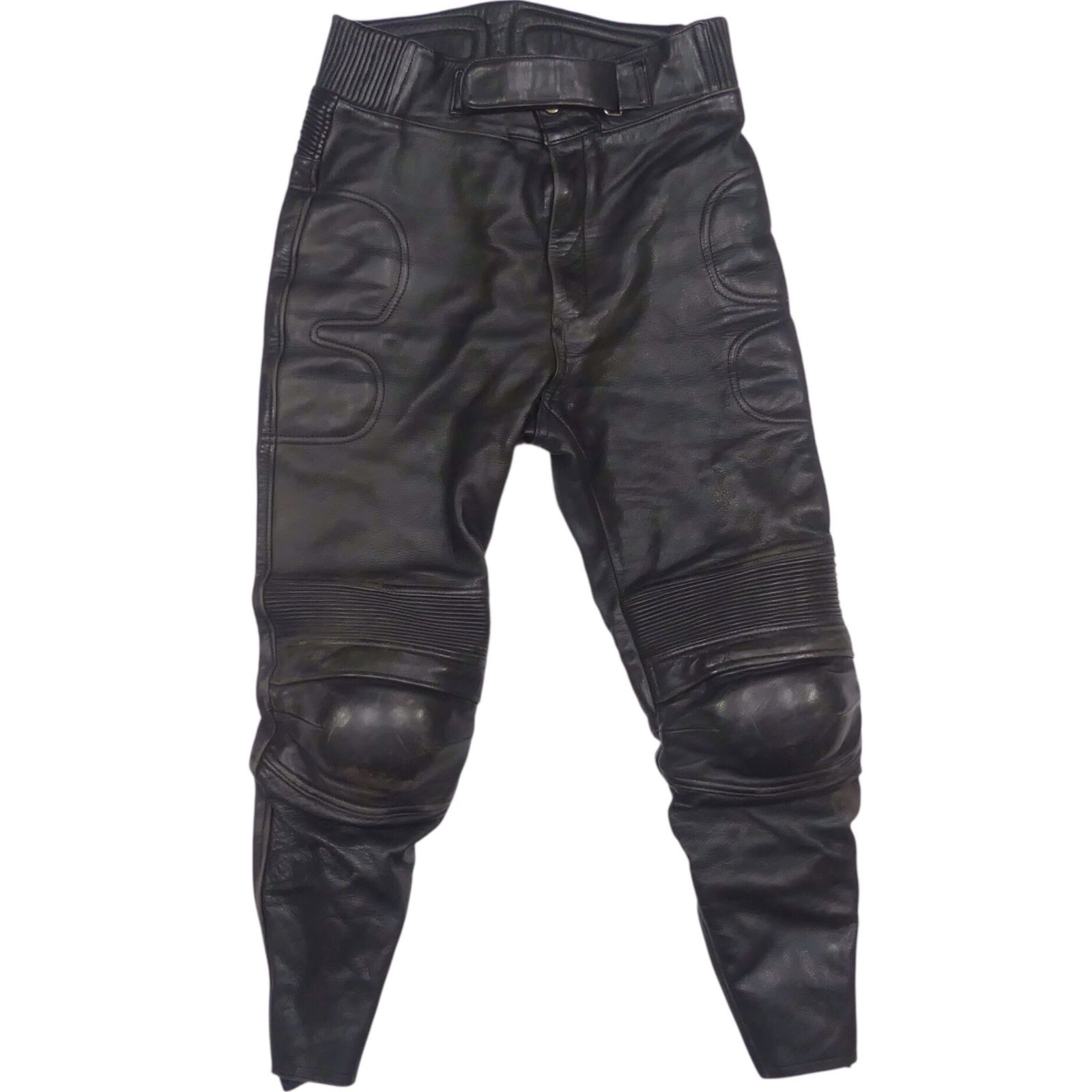 goldwinライディングパンツ レザーパンツ 膝パッド 腰ベルト XL相当 ライディングパンツ レザーパンツ XL メッシュ メンズ 黒 ハード