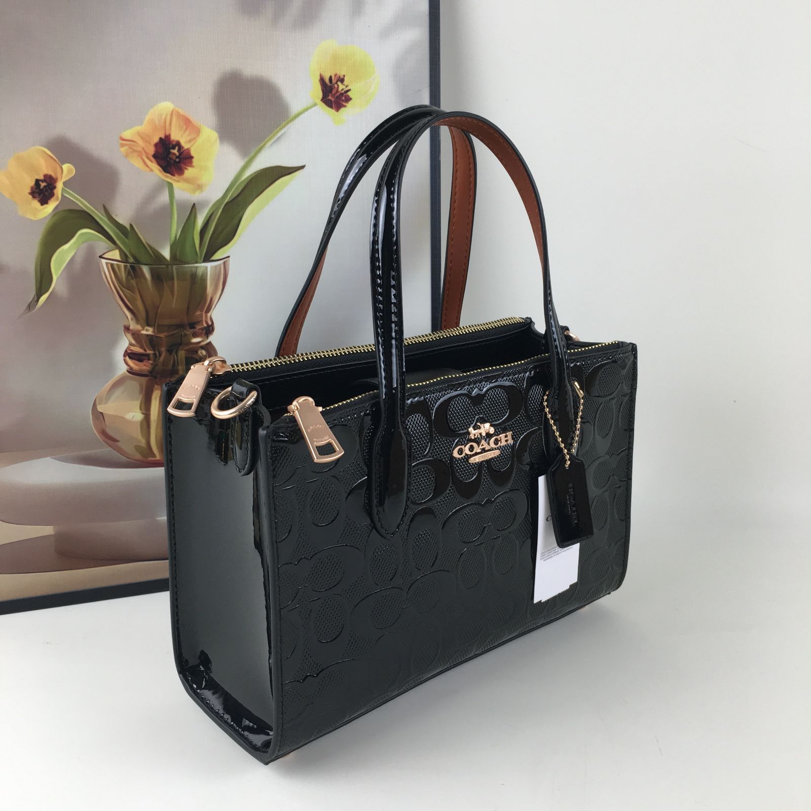 新品 COACH コーチ ニナ トートバッグ ショルダーバッグ CV400 - メルカリ