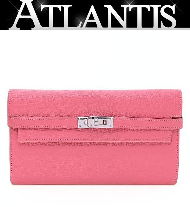 広尾店】美品 エルメス HERMES ケリーウォレット シェーブル  