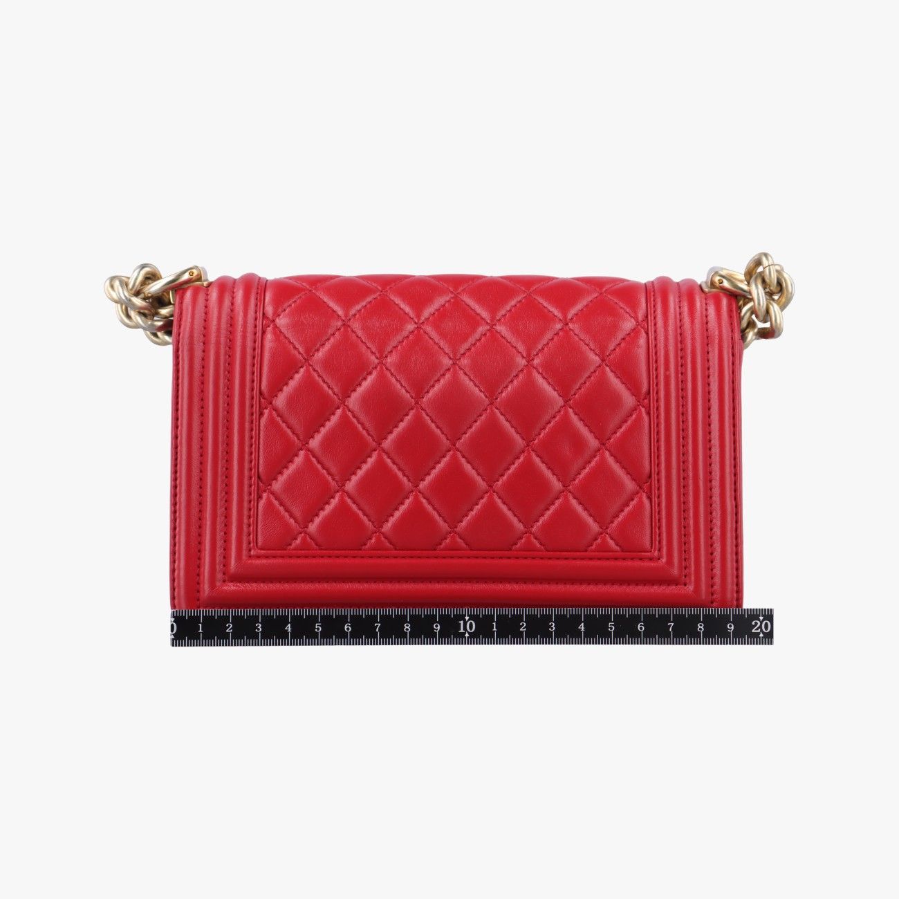 美品　シャネル　ボーイシャネル　ラムスキン　折り財布　レッド 駅南やまご質店オンラインショップ / シャネル ボーイシャネル