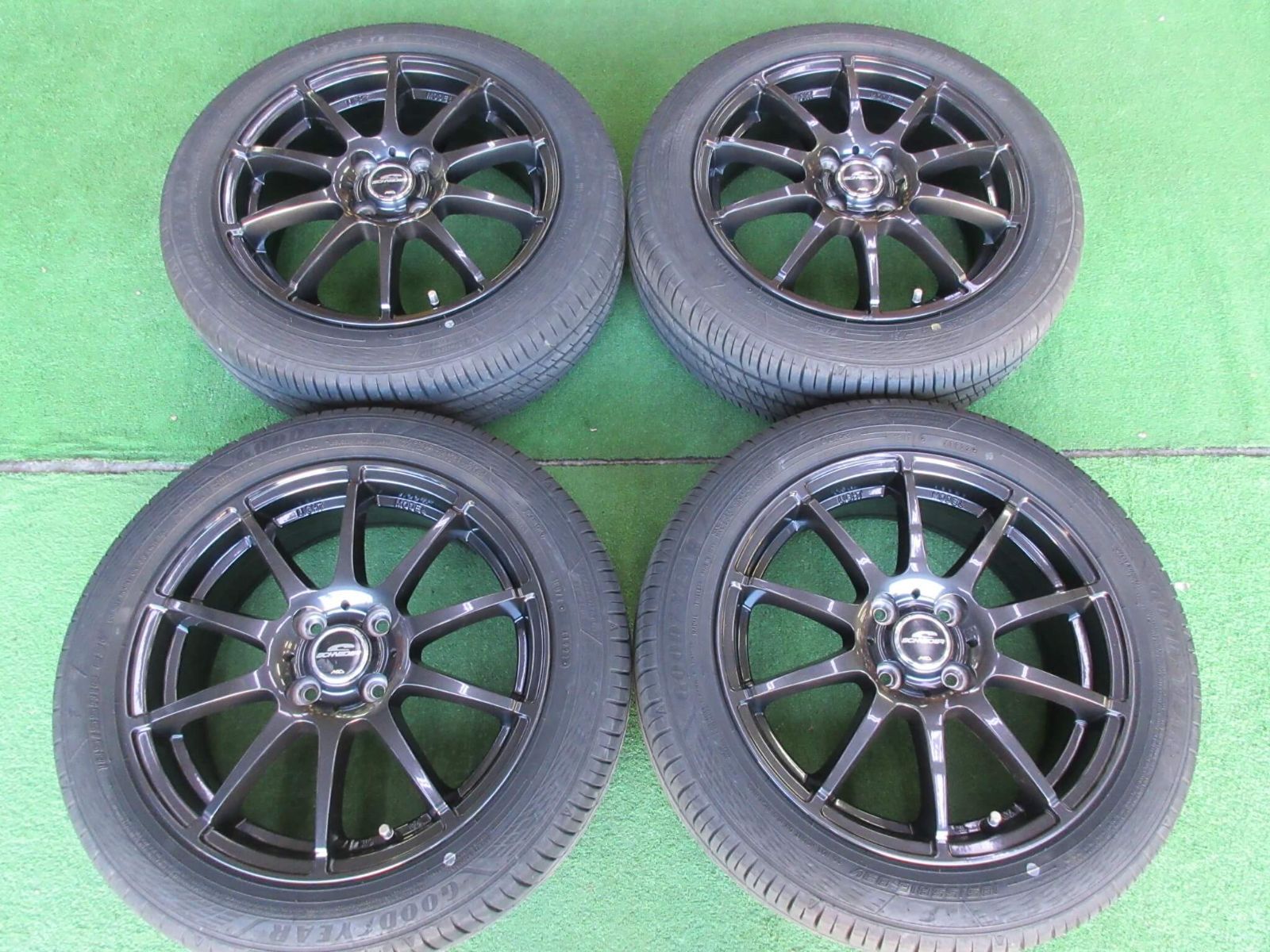 軽量ホイール シュナイダー スタッグ 6J-16 4H100 51 フィット シャトル ヤリスなどに是非