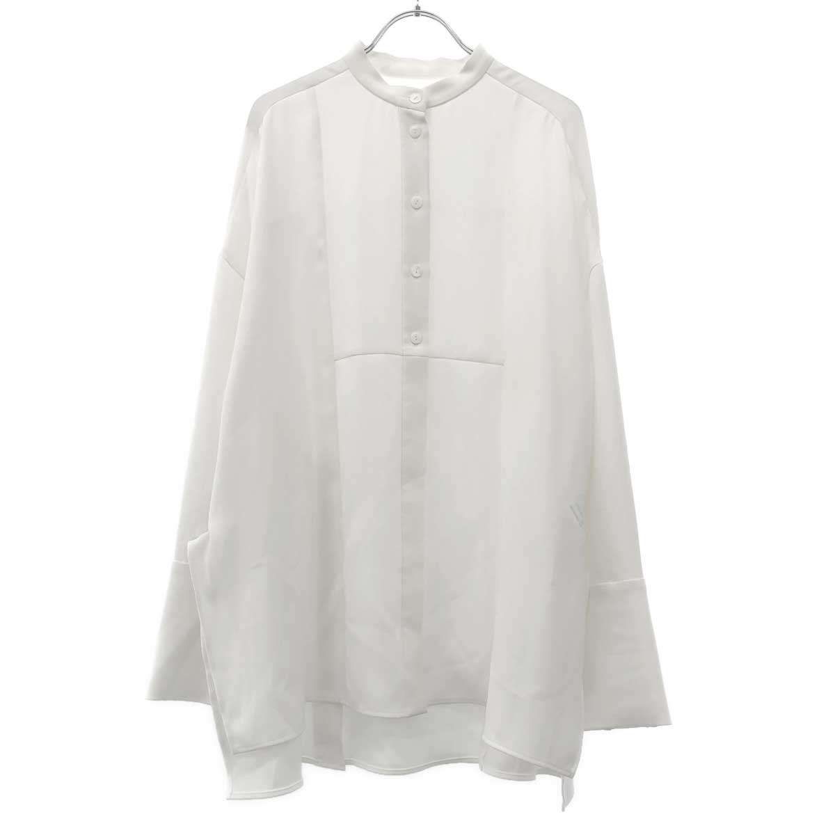 ENFOLD エンフォルド 25SS SLIT SHIRT BLOUSE スリットシャツブラウス