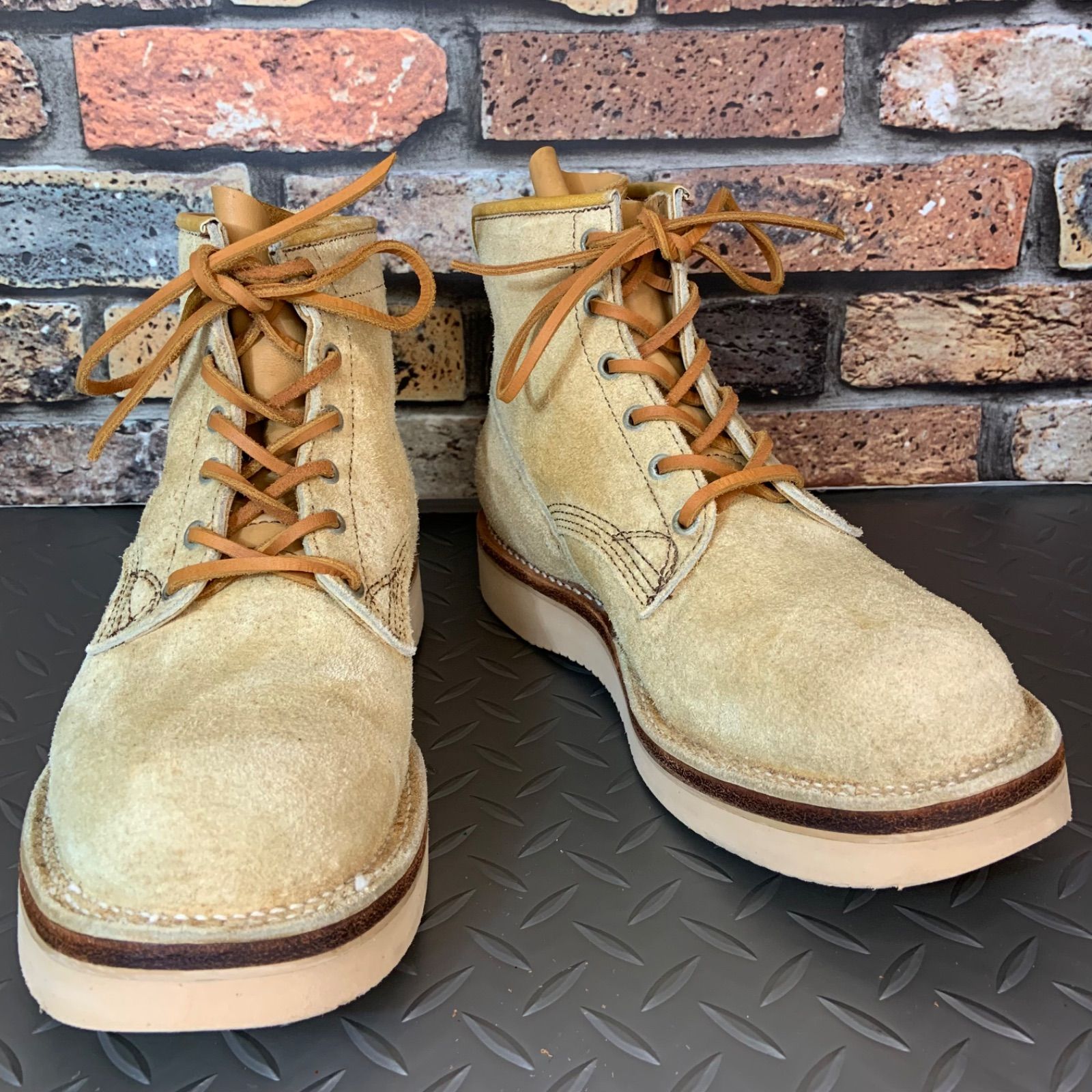 ☆ VIBERG hobo別注 BOBCAT ラフアウト ワークブーツ UK7.5 JP26.5 