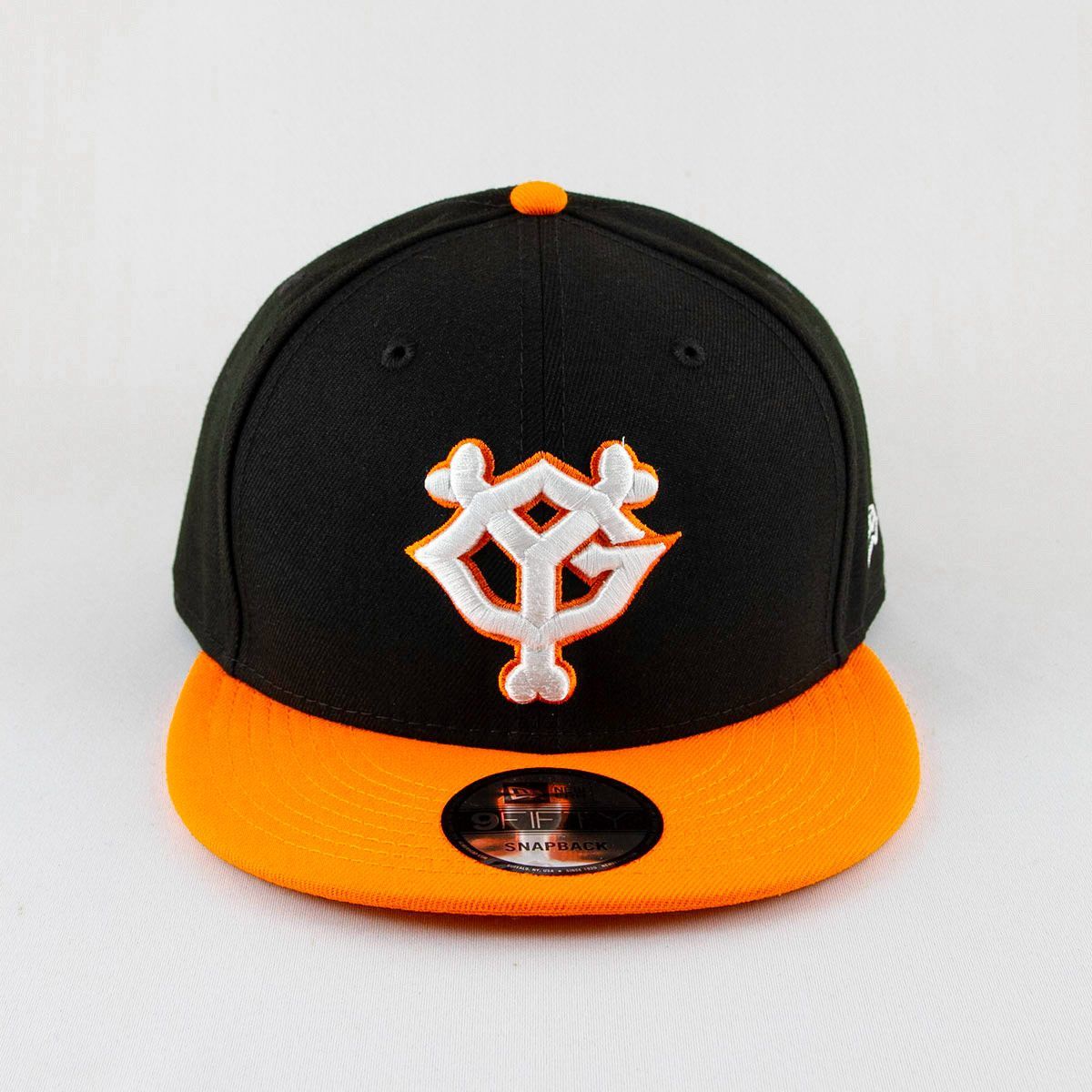 New Era 読売ジャイアンツ 9FIFTY キャップ 9FIFTY 読売ジャイアンツ ブラック × ホワイト オレンジバイザー