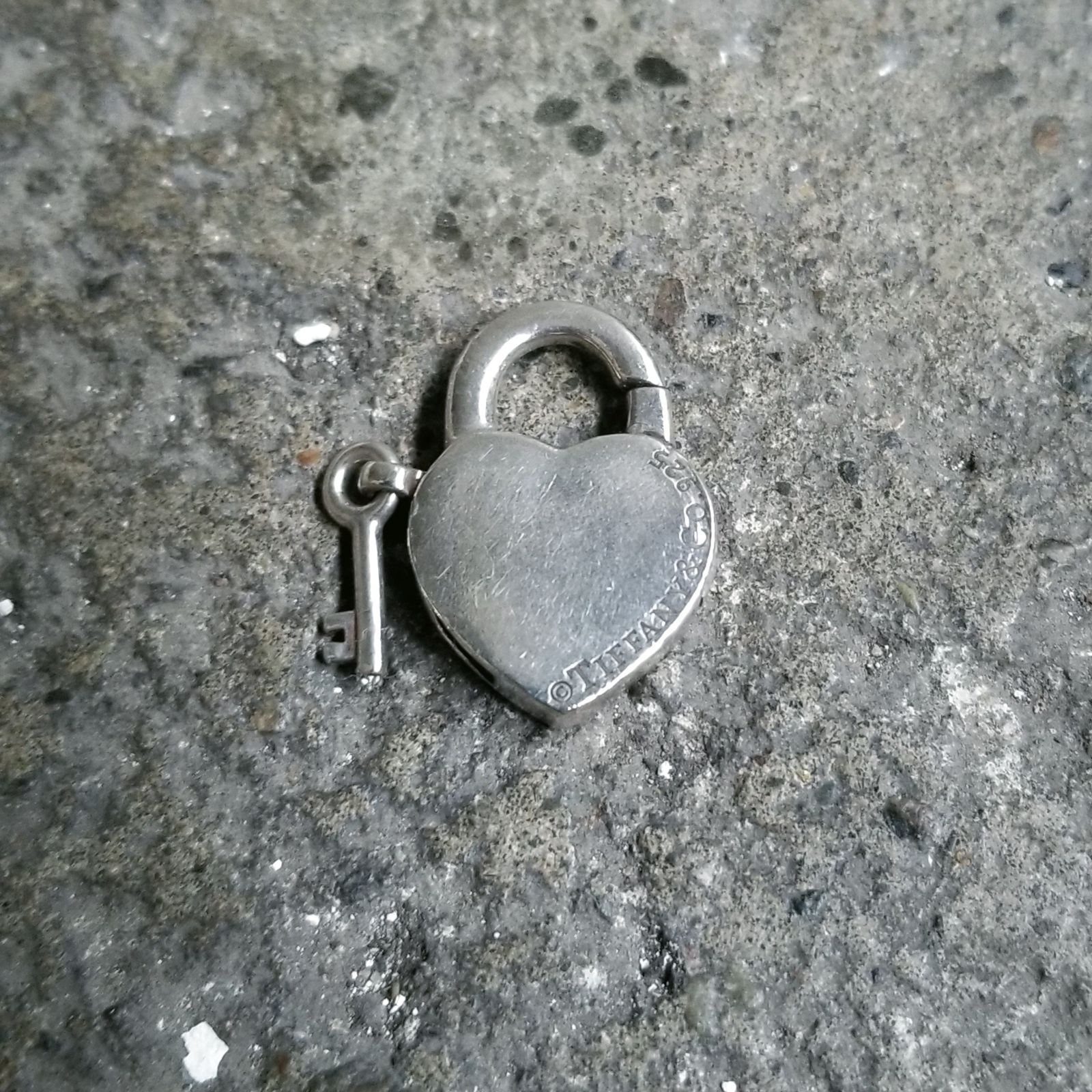 ティファニー ハートキー ペンダントトップ シルバー925 TIFFANY&Co. ティファニー return to tiffany ハート キー ネックレス