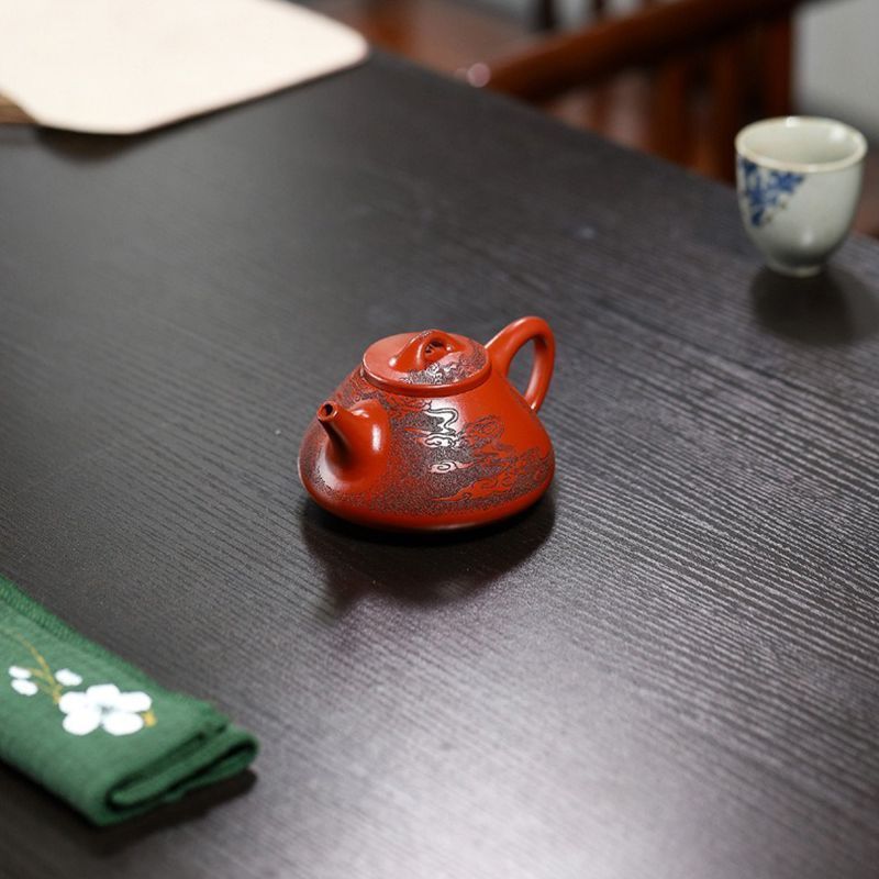 茶壷 急須 紫砂壺 ティーポット 常滑焼 紫砂茶器 唐物紫泥急須 紫砂壺急須 煎茶器 茶道具 手作り 手描き急須 極細工 朱泥紫砂 在銘 zsh87  0206 - メルカリ