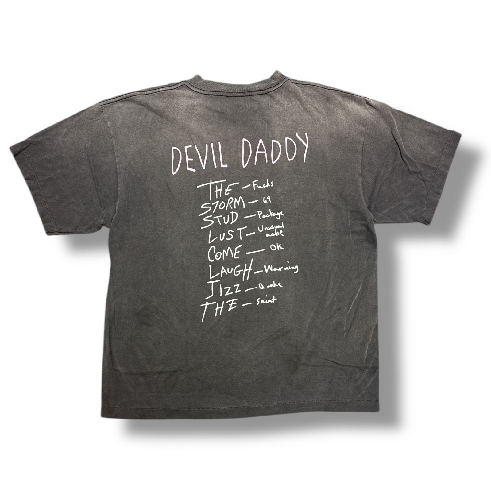 未使用品 SAINT MICHAEL 25SS DEVIL DADDY SS TEE デビルダディ