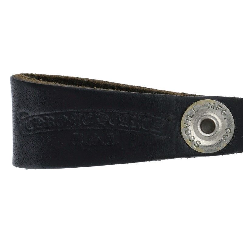 クロムハーツ CHROME HEARTS ベルトループ クロスボールボタン クロスボールボタンレザーベルトループ | Chrome Hearts