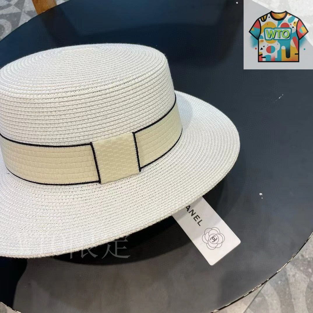Chanel 夏 の 新作 アヒル 舌 麦わら 帽子
