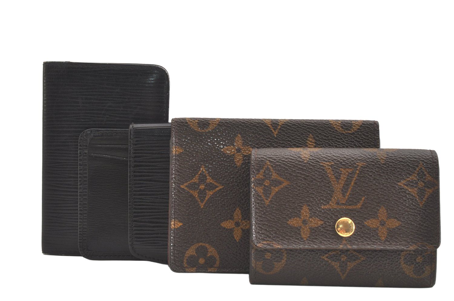 LOUIS VUITTON ルイヴィトン モノグラム エピ コイン カードパスケース 5セット ブラウン ジャンク 2839N