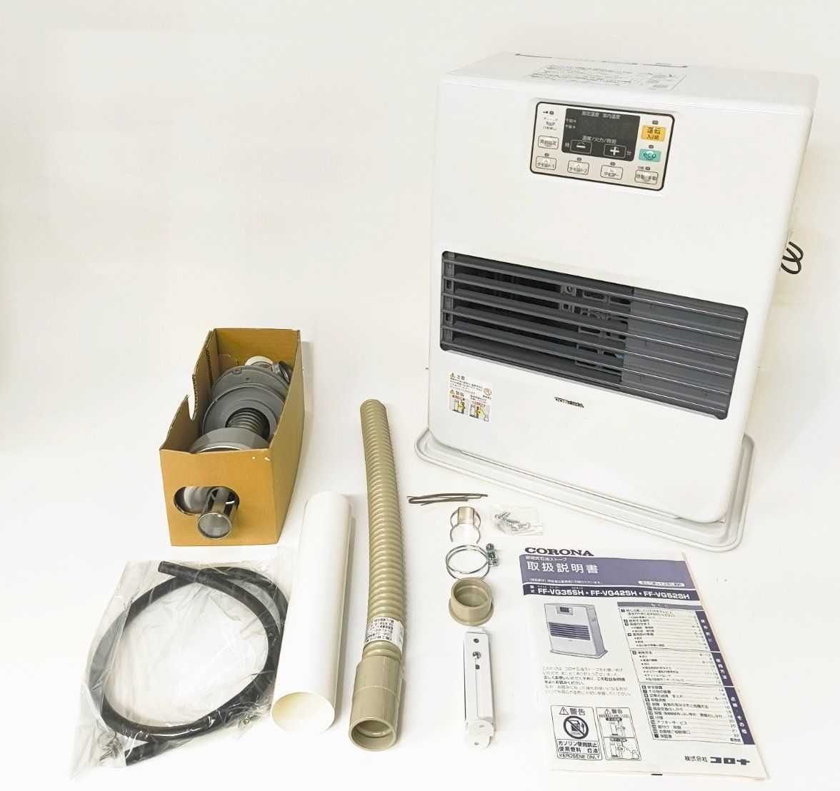 Z12362 コロナ FF-VG42SH FF式 温風 暖房機 別置タンク式 石油ストーブ 11畳 寒冷地用 大型ストーブ 2025年製 ♥品