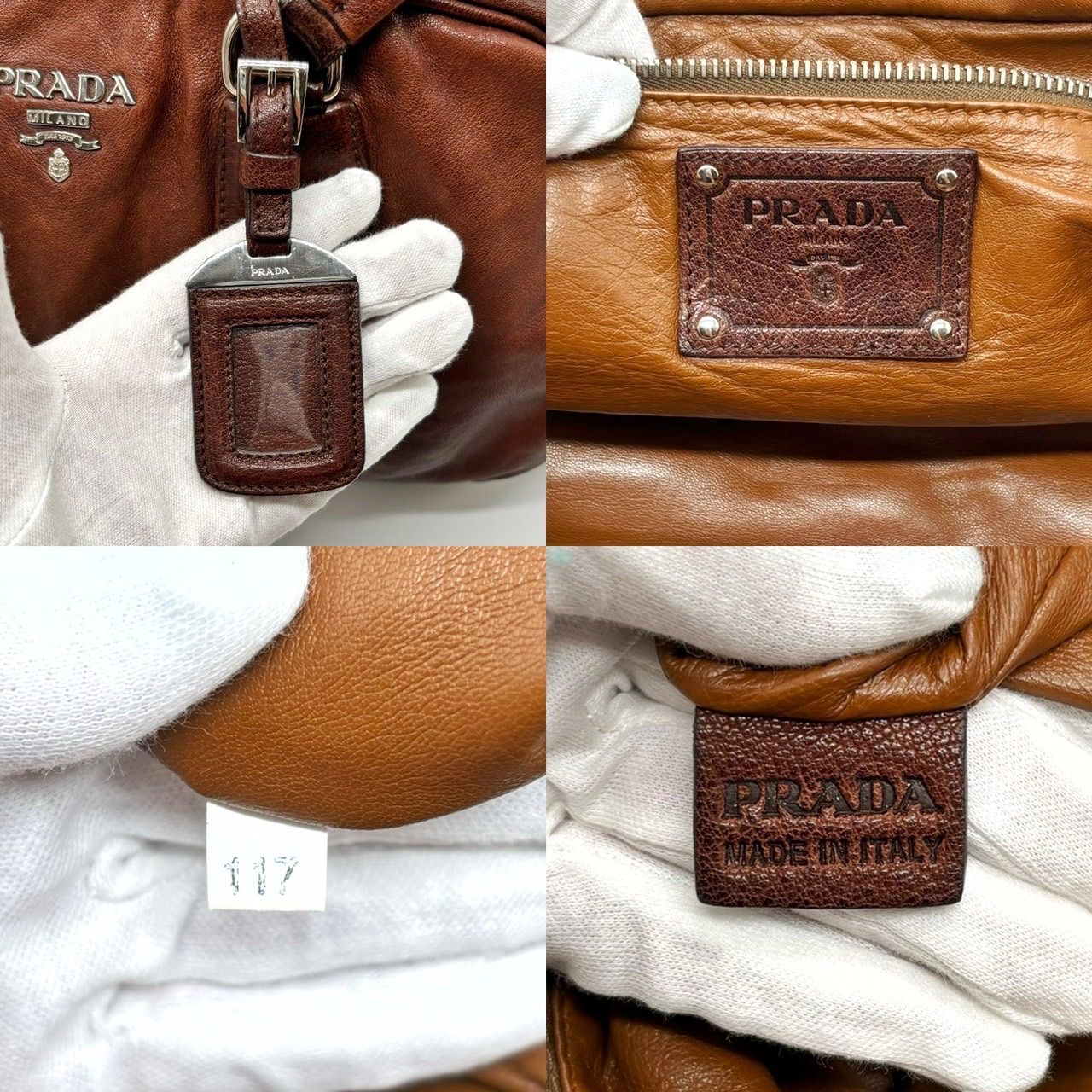 ✨良品✨ PRADA プラダ 2way ミニボストンバッグ ショルダー