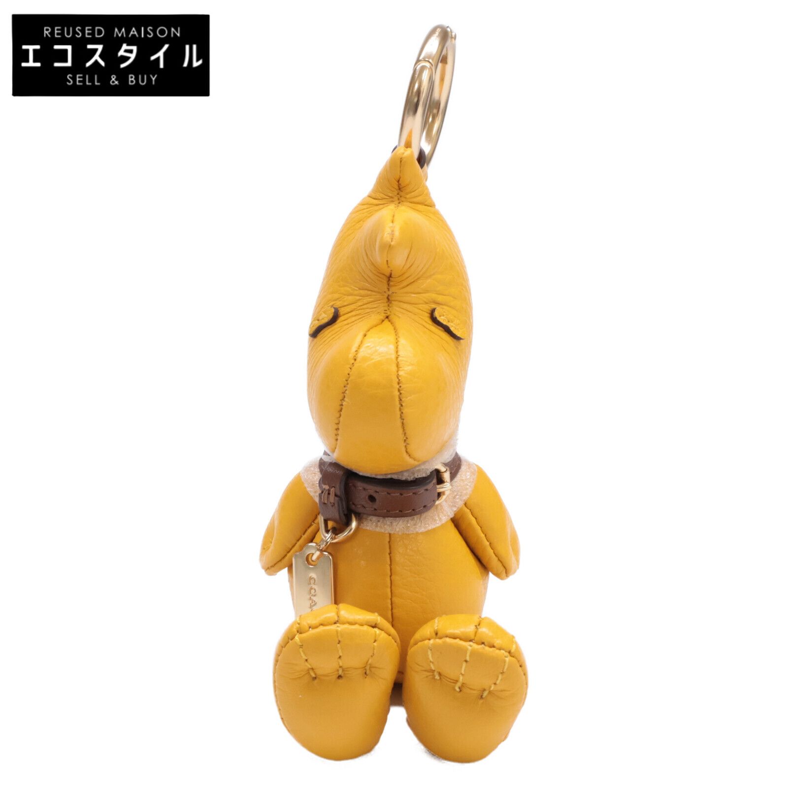 新品！コーチ ピーナッツコラボ ウッドストック バッグチャーム コイン