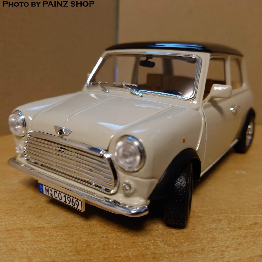 1/18 ミニクーパー Mini Cooper 1969 ダイキャスト製ブラーゴ Amazon | Bburago 1/18 ミニ クーパー 1969 ベージュ 完成品