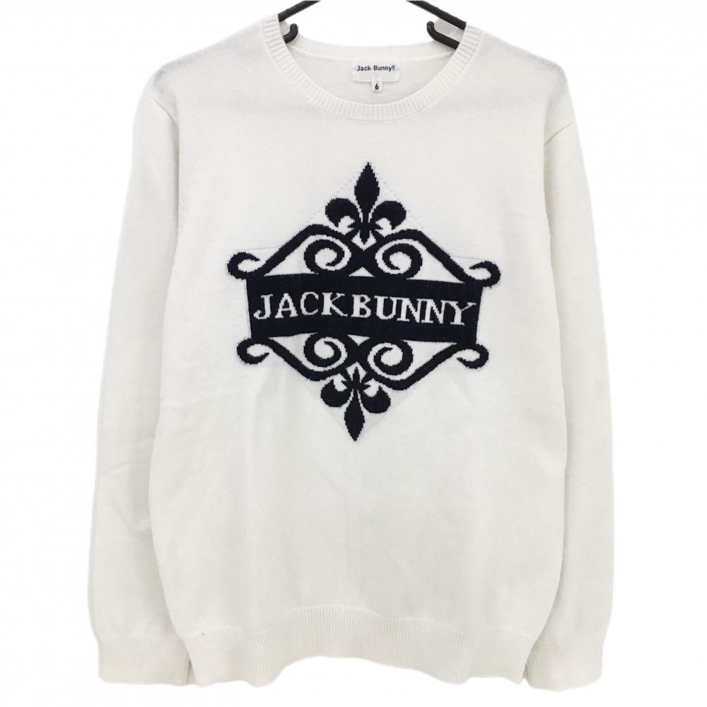 ジャックバニー ニット 長袖 メンズ サイズ6 XL 美品 ジャックバニー ニット 長袖 メンズ サイズ6 XL 美品 JACK BUNNY