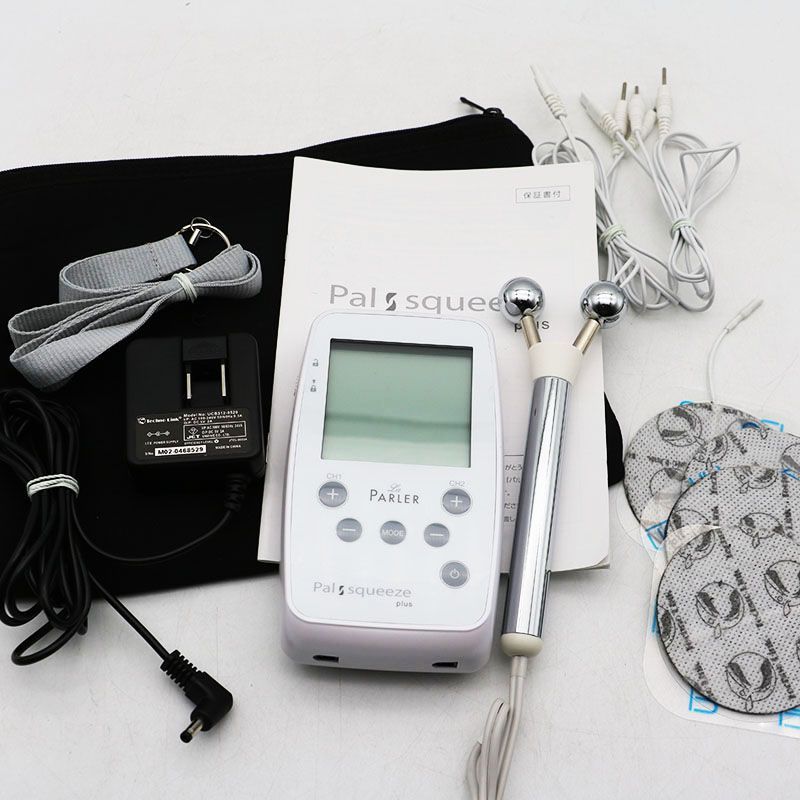 ラ・パルレ パルスクイーズ プラス 最新 ems 美顔器 効率的な筋肉運動で“おうちでエステ”が叶う、本格派！自宅で簡単