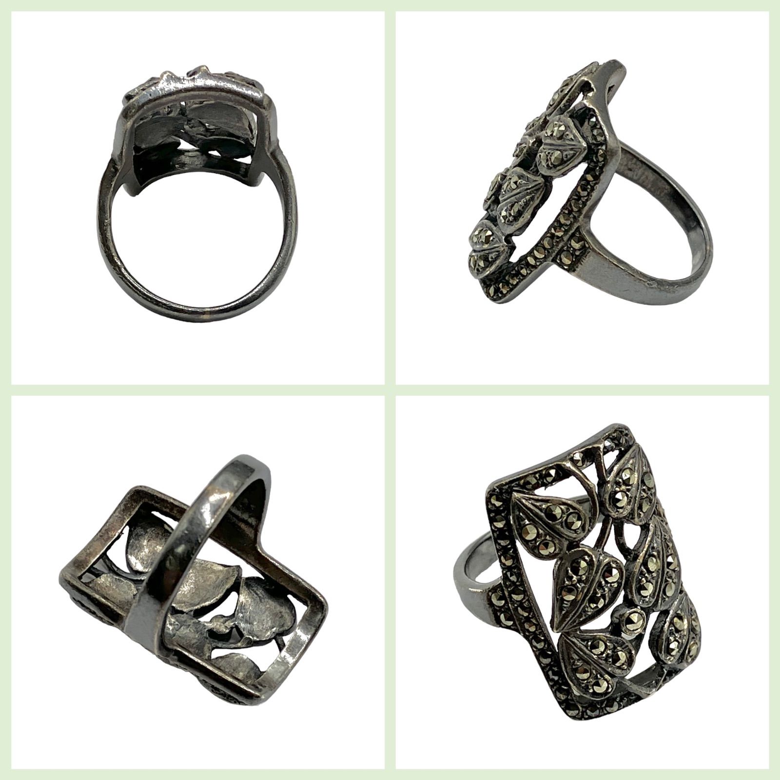 アクセサリー Aya 極美品⭐️シルバーアクセサリー】 ☆蔦の葉のモチーフ ユニ