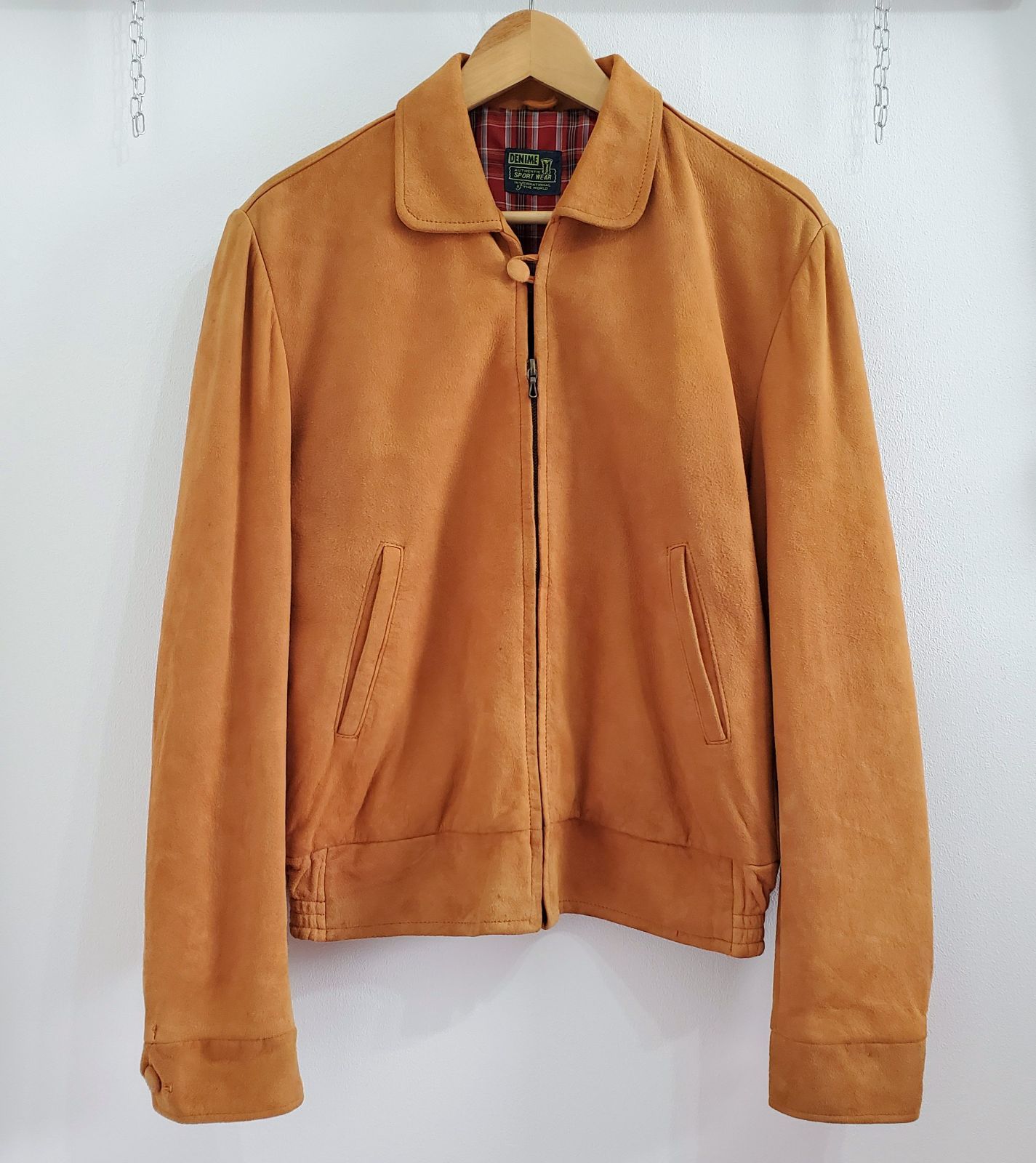 DENIME 旧ドゥニーム□美品 90s vintage 最初期 羊革 ヌバックレザー