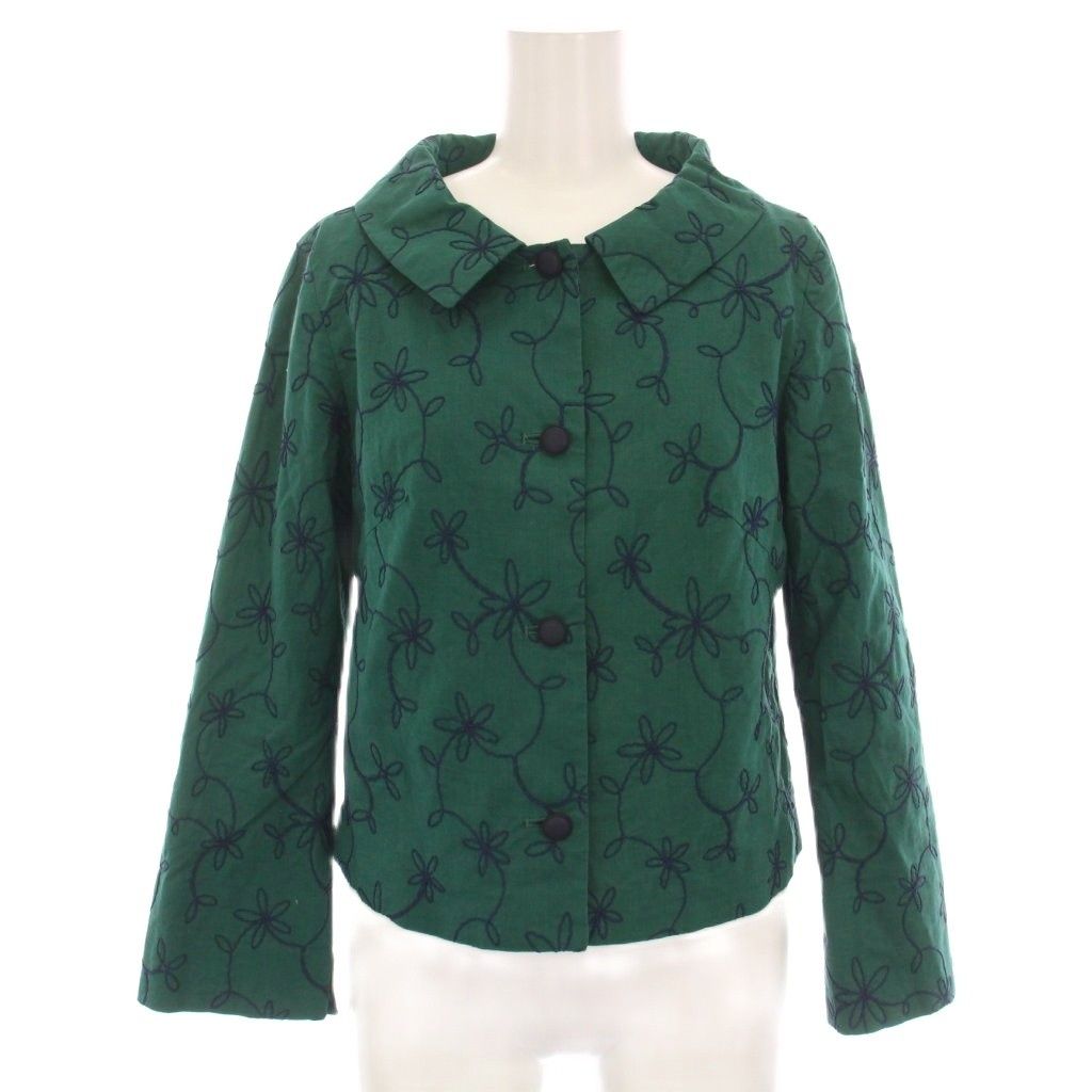 未使用】JOCOMOMOLA ホコモモラ　刺繍　マルチカラー　スカジャン　M ポンチフラットカラージャケット(セットアップジャケット