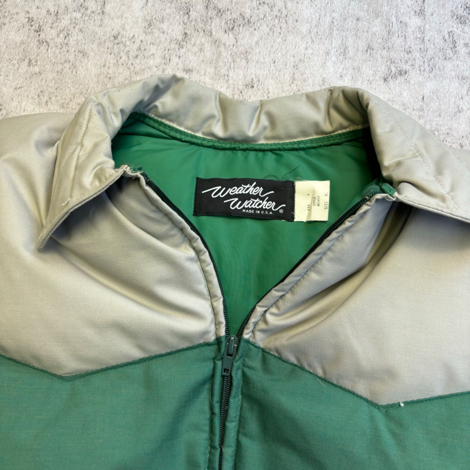 weather watcher down vest XL size 古着 - メルカリ