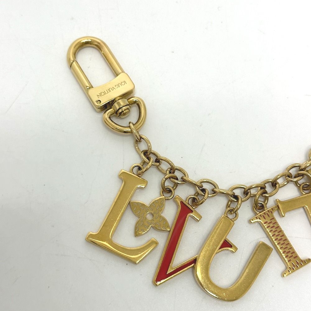 ルイヴィトン M61020 ポルトクレイニシャル チャーム キーホルダー LOUIS VUITTON (ルイヴィトン) ポルトクレイニシャル バッグチャーム