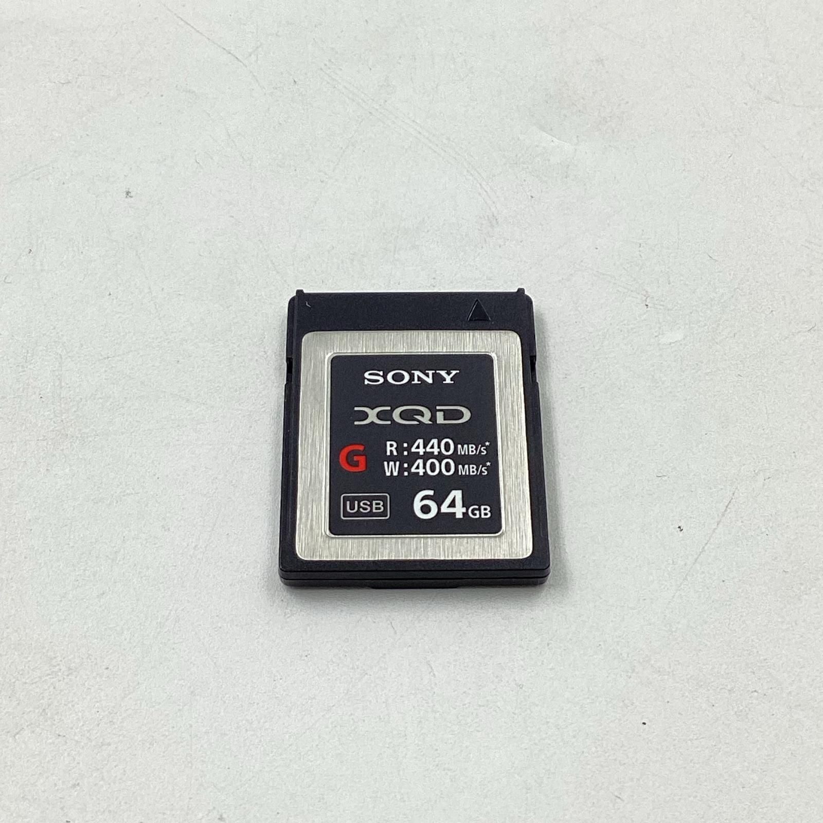 Sony XQDカード QD-G64F [64GB] 超美品 動作確認済【全額返金