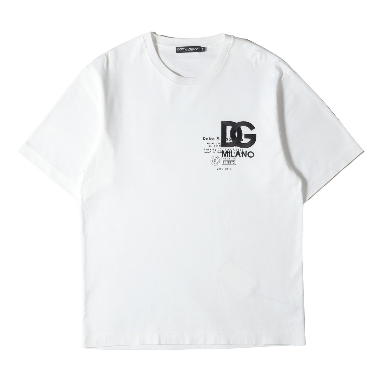 美品】DOLCE&GABBANA ドルチェ&ガッバーナ Tシャツ ホワイト 白 サイズ 