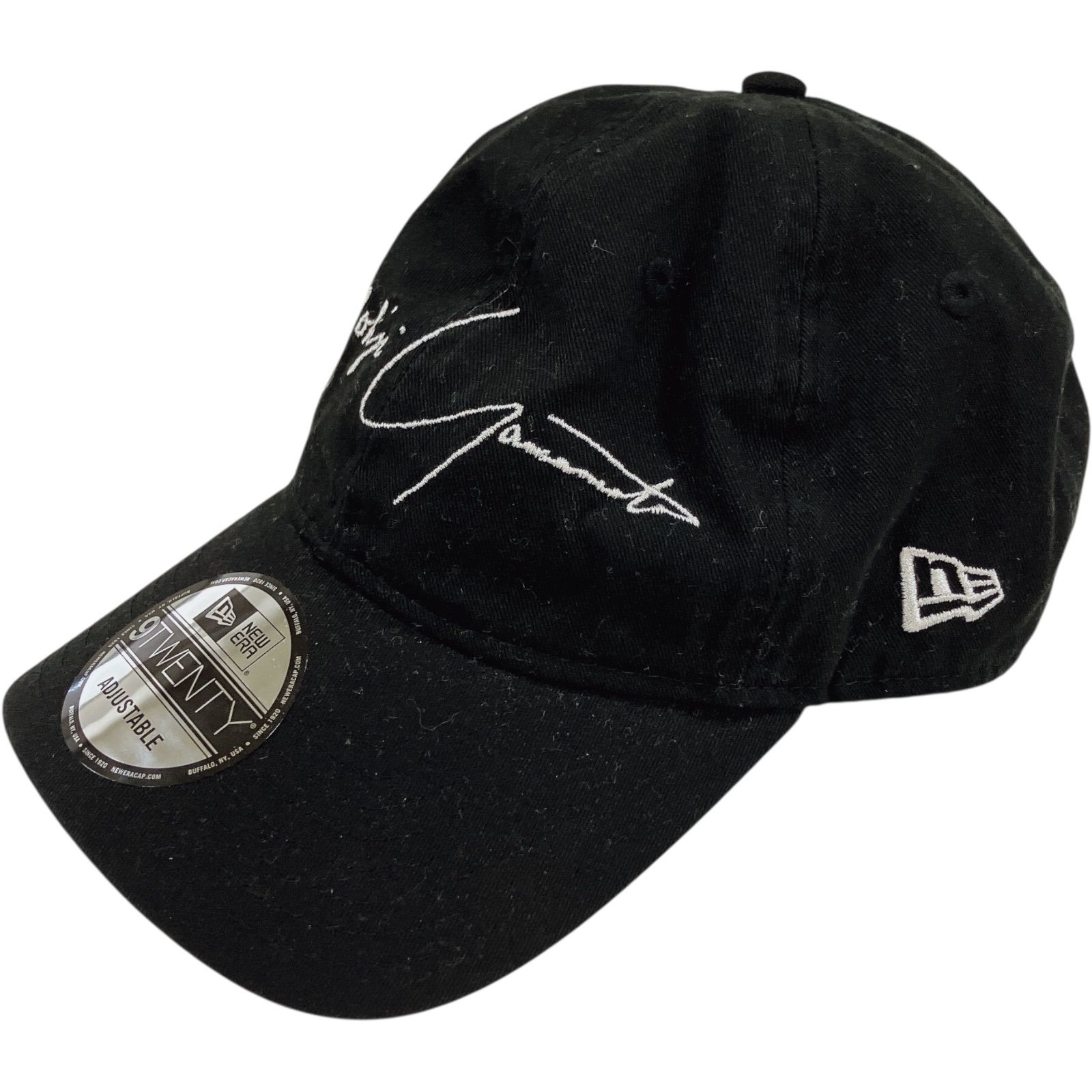 B056 タグ付き NEW ERA × yohji yamamoto POUR HOMME ニューエラ ヨウジヤマモト キャップ ブラック