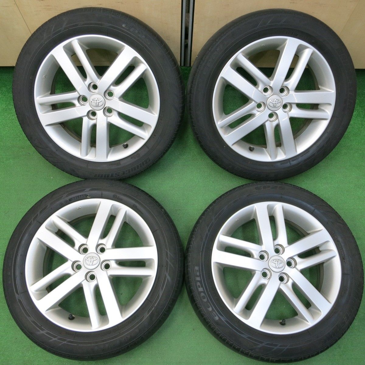 *送料無料* キレイトヨタ ラクティス 純正 185/60R16 ブリヂストン エコピア EP25 16インチ PCD100/5H4041808イノ