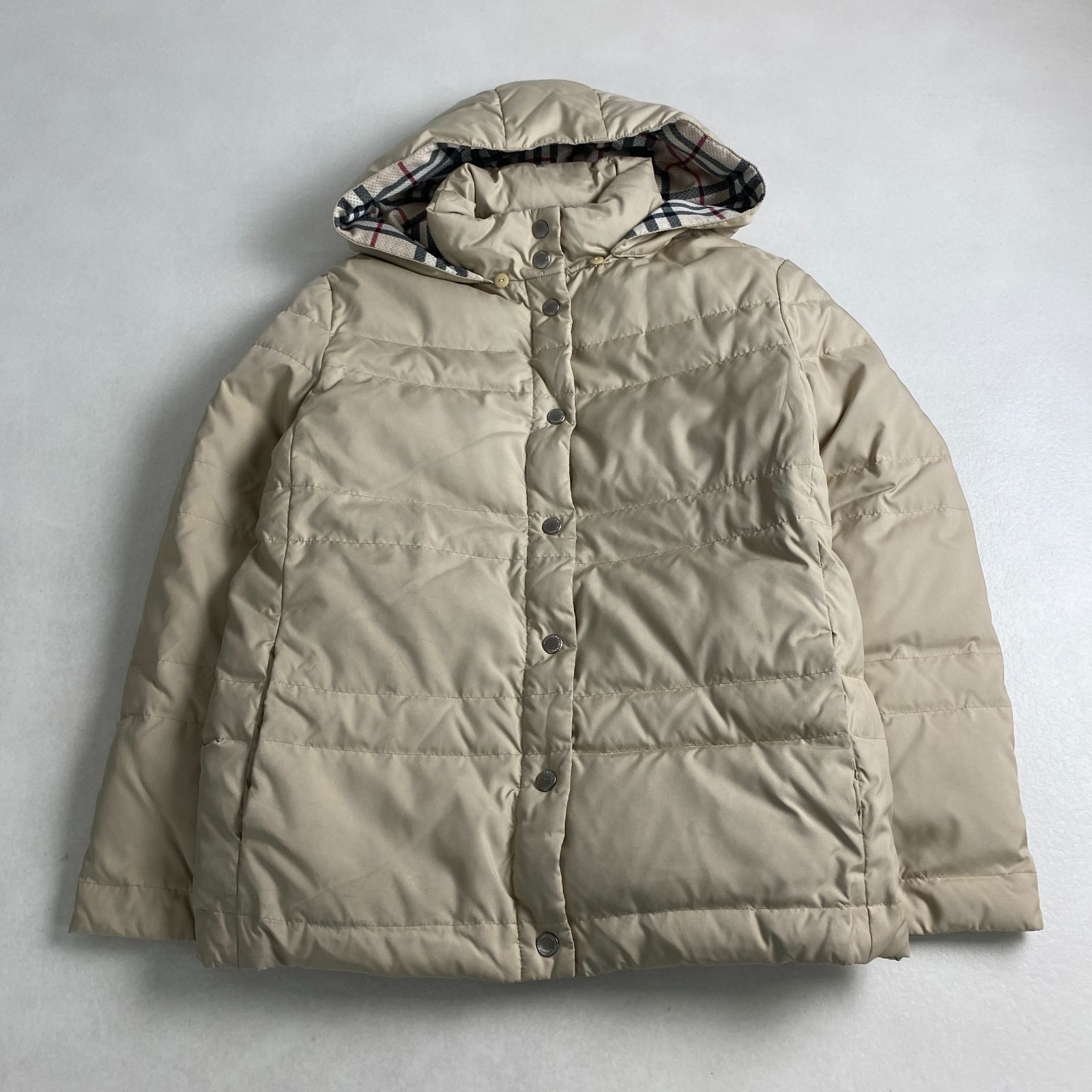 バーバリーロンドン ダウンコート 2WAY ノバチェック 40 L相当