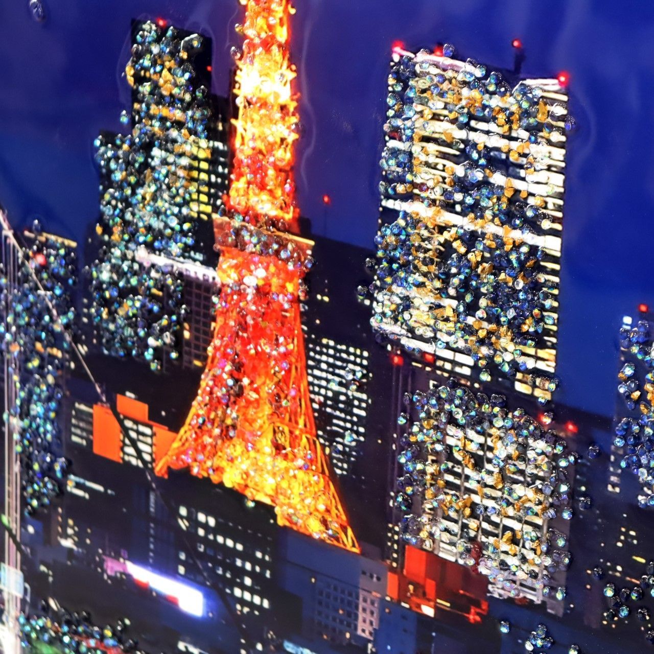 アートフレーム TOKYO 夜景 絵画 クリスタルピクチャー ウォールデコ 