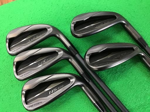 ゴルフパートナー NEXGEN NS210 BLACK LIMITED 5S アイアンセット IR EI-F NS210-I MATTE BLACK フレックスその他 メンズ 男性用 右利き 右用 Bランク ゴルフクラブ