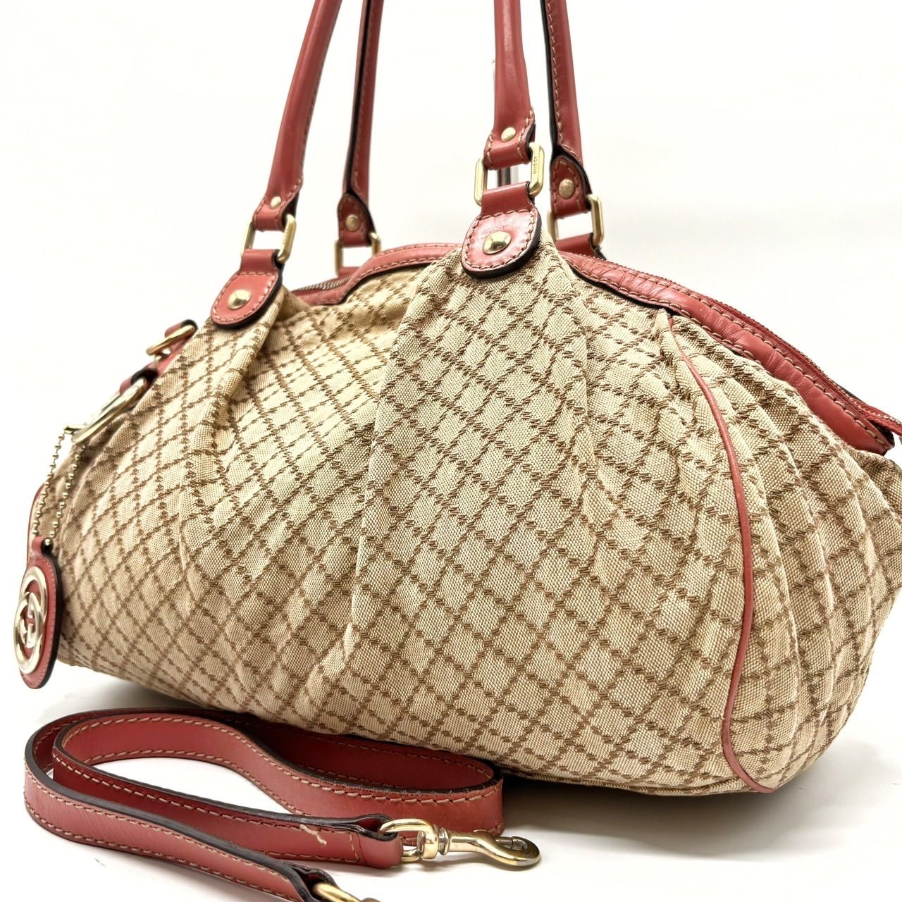 ✨良品✨ GUCCI グッチ 2way ショルダーバッグ トートバッグ スーキー 