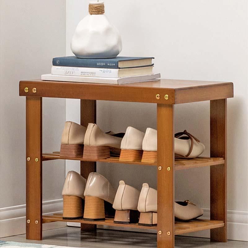 シューズボックス スリッパラック 下駄箱 木製 英国 アンティーク