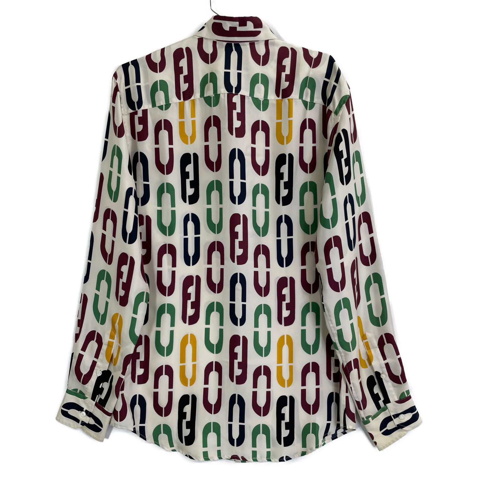 FENDI フェンディ 20年 12CPF-20-1367 ホワイト 総柄 シルク