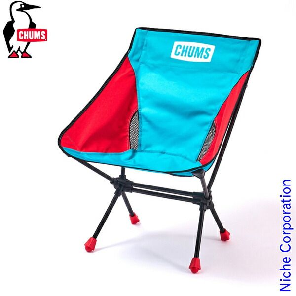 チャムス コンパクトチェアブービーフットロー CH 62-1772 T 033 ティール レッド